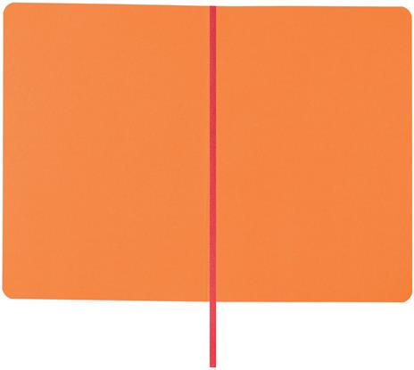 Taccuino Feltrinelli A5, a righe, copertina morbida, arancione - 14,8 x 21 cm - 4