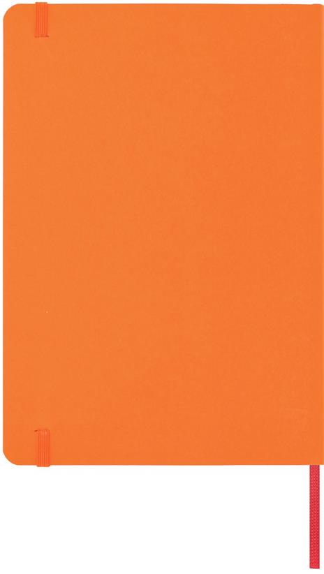 Taccuino Feltrinelli A5, a pagine bianche, copertina morbida, arancione - 14,8 x 21 cm - 3