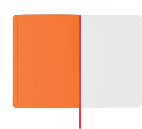 Taccuino Feltrinelli A5, a pagine bianche, copertina morbida, arancione - 14,8 x 21 cm - 5