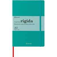 Cartoleria Taccuino Feltrinelli A5, a righe, copertina rigida, verde ottanio - 14,8 x 21 cm Feltrinelli