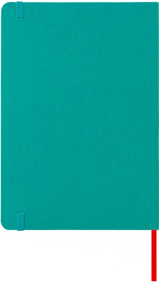 Taccuino Feltrinelli A5, a righe, copertina morbida, verde ottanio - 14,8 x 21 cm - 2