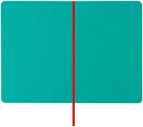 Taccuino Feltrinelli A5, a pagine bianche, copertina morbida, verde ottanio - 14,8 x 21 cm - 4