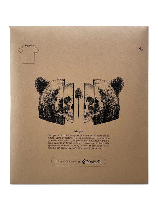 T-Shirt Otto d'Ambra x Feltrinelli -  Orso / Into you - tg. M - 9