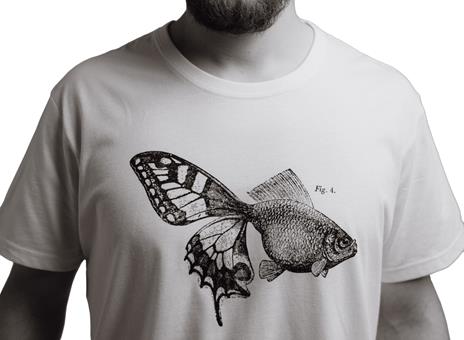 T-Shirt Otto d'Ambra x Feltrinelli -  Pesce Farfalla / Dream - tg. M - 5