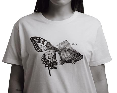 T-Shirt Otto d'Ambra x Feltrinelli -  Pesce Farfalla / Dream - tg. M - 6