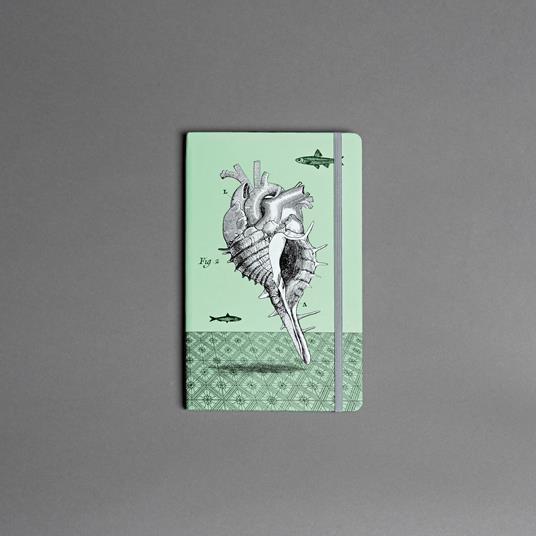 Quaderno Hard Cover, pagine bianche Sea Love - 13 x 21 cm