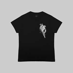 Idee regalo T-Shirt Otto d'Ambra x Feltrinelli -  Cuore Conchiglia / Sea Love - tg. S - nera otto d'ambra x Feltrinelli