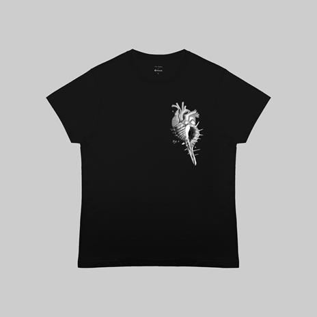 T-Shirt Otto d'Ambra x Feltrinelli -  Cuore Conchiglia / Sea Love - tg. S - nera