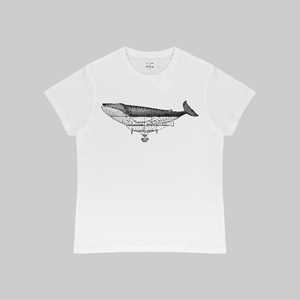 Idee regalo T-Shirt Otto d'Ambra x Feltrinelli -  Balena Dirigibile / Connection - tg. S - bianca otto d'ambra x Feltrinelli