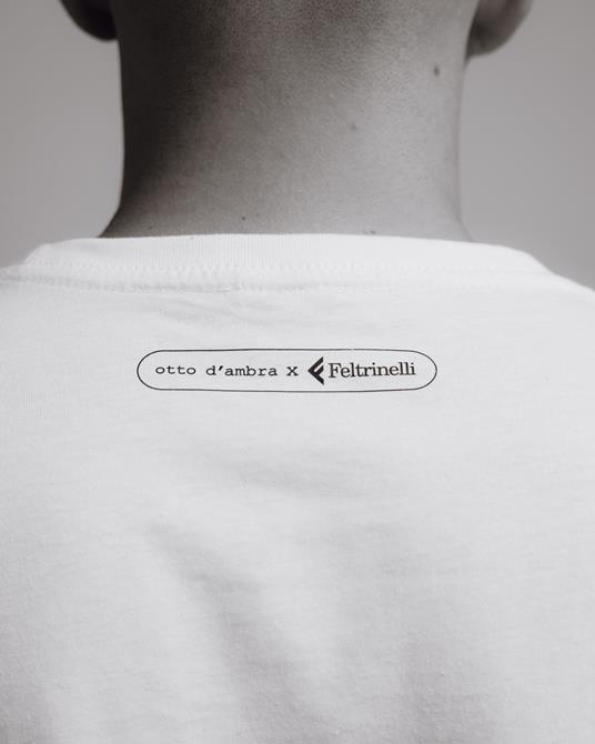 T-Shirt Otto d'Ambra x Feltrinelli -  Balena Dirigibile / Connection - tg. M - bianca - 6