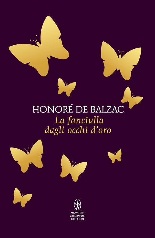 La fanciulla dagli occhi d'oro -  Honoré de Balzac - copertina