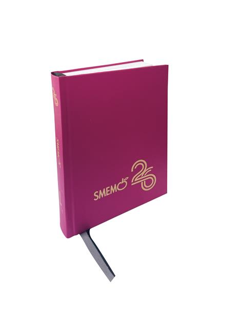 Agenda Smemo 2025-26, 16 mesi, Classic, Ciliegia - 13 x 17 cm - 2