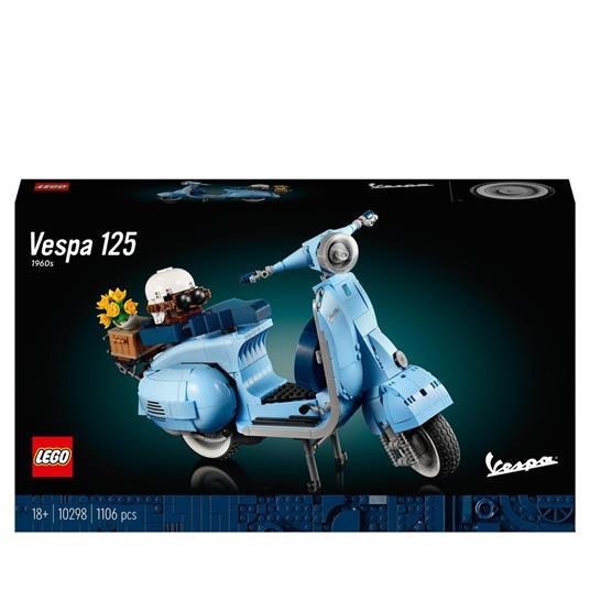 LEGO Icons 10298 Vespa 125, Set in Mattoncini, Modellismo Adulti, Replica Piaggio Anni 60. Confezione difettosa