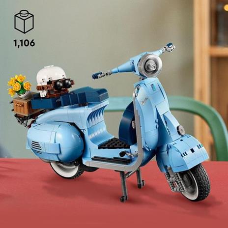LEGO Icons 10298 Vespa 125, Set in Mattoncini, Modellismo Adulti, Replica Piaggio Anni 60. Confezione difettosa - 3