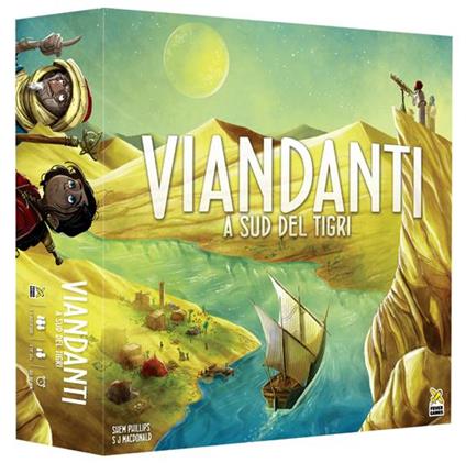 Viandanti a sud del Tigri. Gioco da tavolo. Confezione difettosa