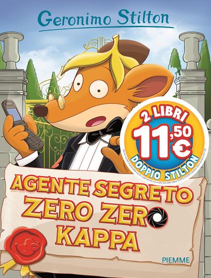  Agente segreto zero zero kappa -  Geronimo Stilton - copertina