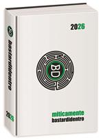Diario Pocket 16 mesi 2025/26, Classic Bastardidentro Agenda Miticamente, 11,5 x 15,9 cm - Bianco