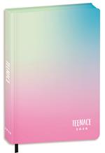 Diario 12 mesi 2025-26, R Special Pu Teenace Diari, 13,6 x 18,3 cm - Bianco, rosa