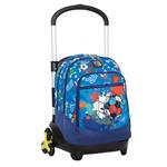 Zaino Trolley Flex 3Wd Yub Flashy Sign, 42 x 56 x 34 cm - Azzurro