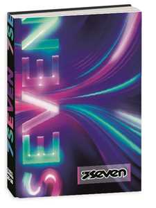 Cartoleria Diario 12 mesi 2025-26, R Seven datato Cartotecnica Girl, 13,6 x 18,3 x cm - Neon Lights Seven