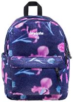 Zaino Invicta Lab Grs Invicta Linea Fantasy Shine, 30,5 x 39 x 21,5 cm - blu, viola, floreale