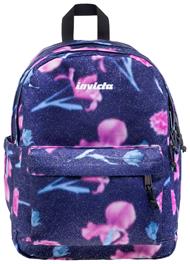 Zaino Invicta Lab Grs Invicta Linea Fantasy Shine, 30,5 x 39 x 21,5 cm - blu, viola, floreale