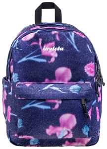 Cartoleria Zaino Invicta Lab Grs Invicta Linea Fantasy Shine, 30,5 x 39 x 21,5 cm - blu, viola, floreale Invicta