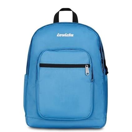 Zaino Jelek Plain Grs Invicta Backpack, Azzurro - 32 x 43 x 25 cm