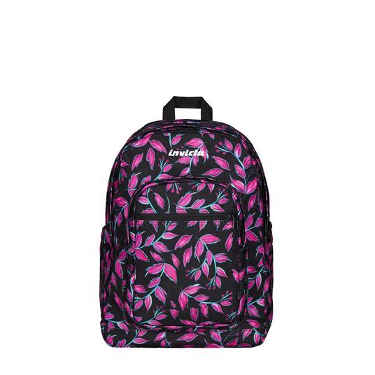 Zaino Jelek Fantasy Grs Invicta Backpack, Rosa, nero 32 x 43 x 25 cm