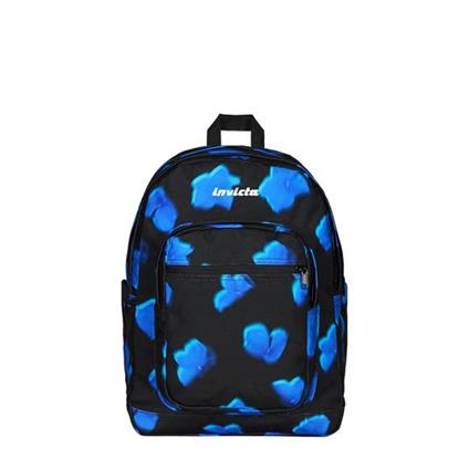 Zaino Jelek Fantasy Grs Invicta Backpack, Nero, blu 32 x 43 x 25 cm