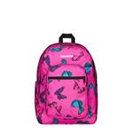 Zaino Jelek Fantasy Grs Invicta Backpack, Rosa con farfalle 32 x 43 x 25 cm
