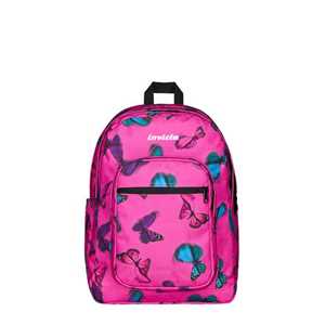 Cartoleria Zaino Jelek Fantasy Grs Invicta Backpack, Rosa con farfalle 32 x 43 x 25 cm Invicta