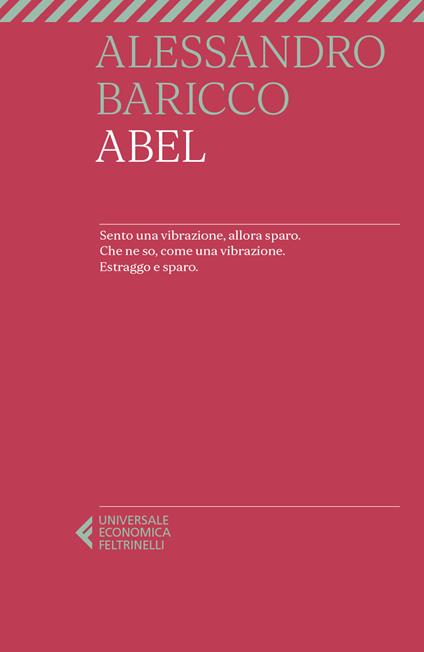  Abel -  Alessandro Baricco - copertina