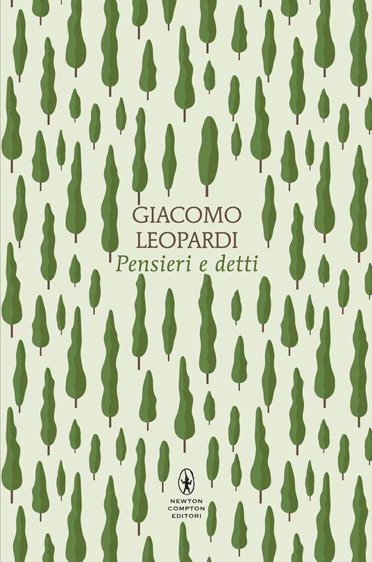  Pensieri e detti -  Giacomo Leopardi - copertina
