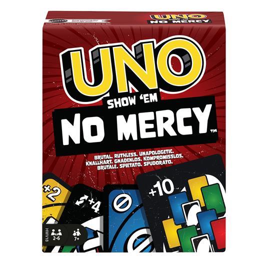UNO No Mercy. Gioco da tavolo. Confezione difettosa