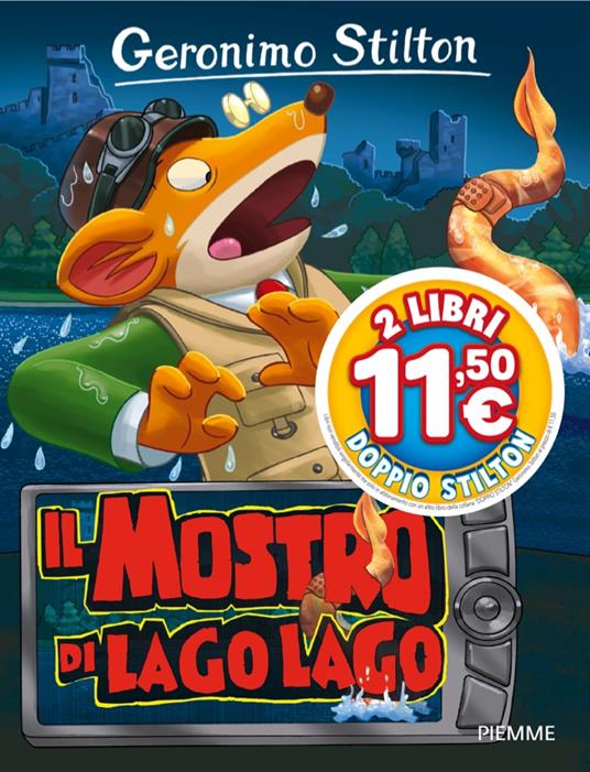 Il mostro di Lago Lago -  Geronimo Stilton - copertina
