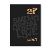 Cartoleria Diario 2026/2027 Smemoranda 16 mesi Smemo Classic, 13x17 nera, logo bronzo Dream&Love Smemoranda