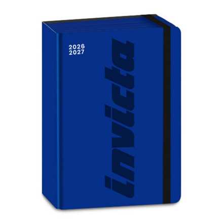 Cartoleria Diario 2026-2027 Agenda Invicta 16 mesi datato. Blu Invicta