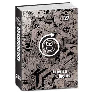 Cartoleria Diario 2026-2027 Bastardidentro 16 mesi Pocket Gold & Silver Intensamente. Grigio Bastardidentro