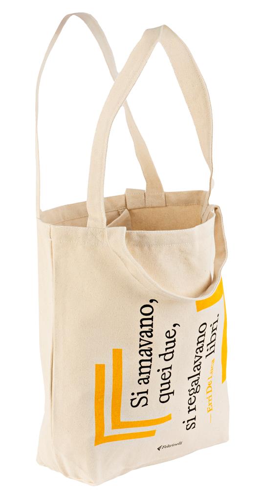 Shopping Bag Feltrinelli / Testimanifesti - quote De Luca - 2