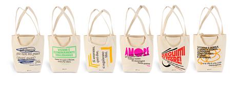 Shopping Bag Feltrinelli / Testimanifesti - quote De Luca - 5