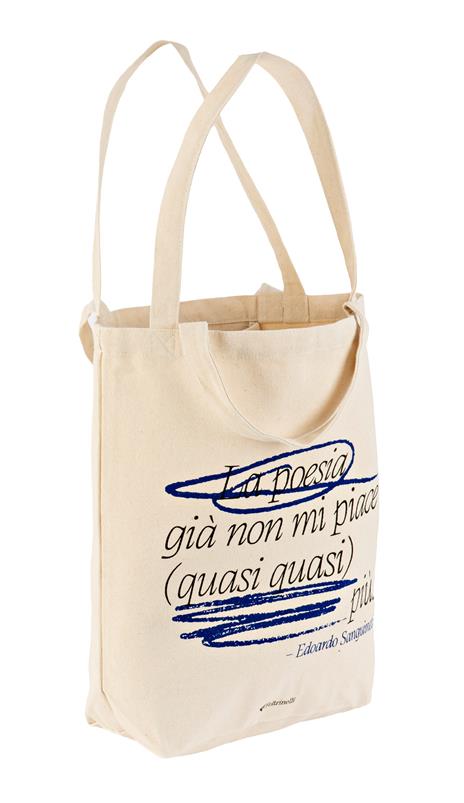 Shopping Bag Feltrinelli / Testimanifesti - quote Sanguineti - 2