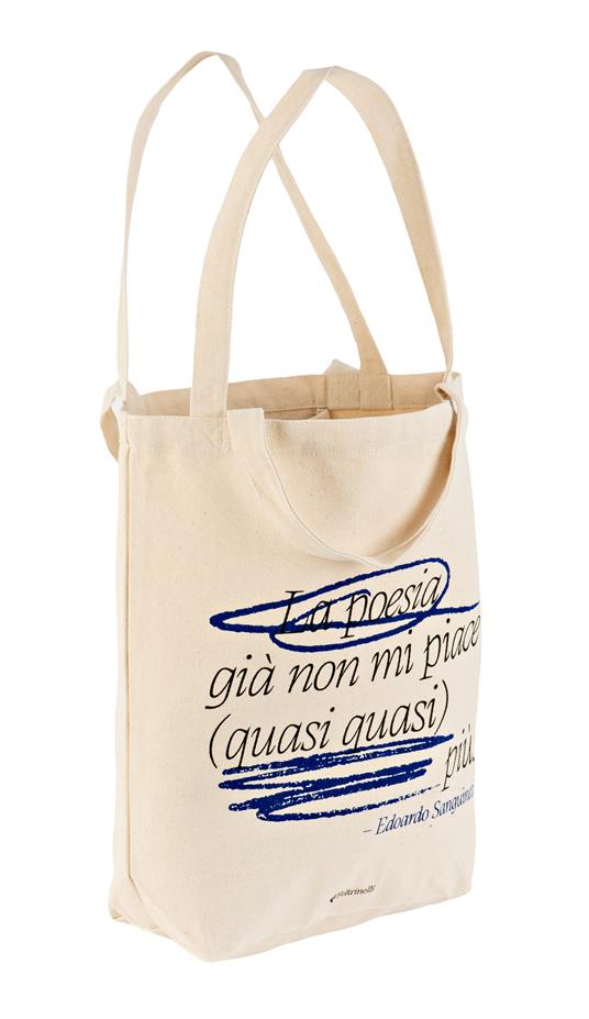 Shopping Bag Feltrinelli / Testimanifesti - quote Sanguineti - 2