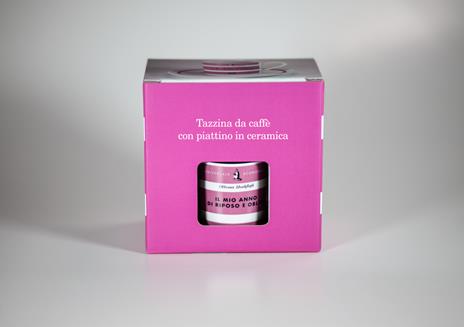 Tazzina da caffè con piatto Feltrinelli. Il mio anno di riposo e oblio - 3