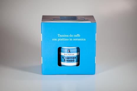 Tazzina da caffè con piatto Feltrinelli. Il dottor Zivago - 3