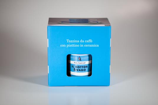 Tazzina da caffè con piatto Feltrinelli. Il dottor Zivago - 3