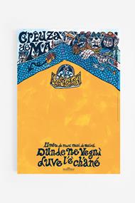 Poster. Crêuza de mä, Fabrizio de Andrè   - A2 (42 x 59,4 cm)