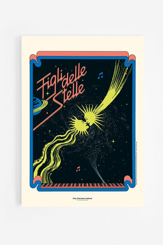 Poster. Alan Sorrenti - Figli delle Stelle - 42 x 59,4 cm