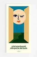 Idee regalo Poster. Loredana Bertè - E La Luna Bussò  - 30 x 59,4 cm Ciao. Discoteca Italiana