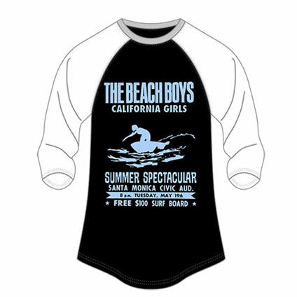 The Beach Boys Ladies Raglan Tee: Spectacular (18)